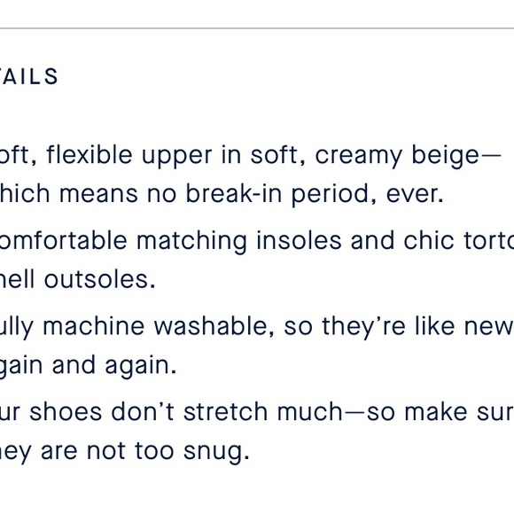 Rothy's the Point II size 10 in Ecru - Picture 5 of 9